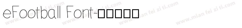 eFootball Font字体转换